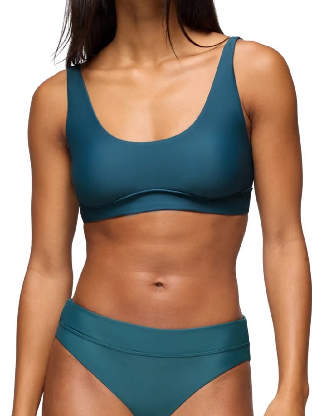 Prana Mallorca Bikini Top and Summer Wave Bottom in Colour Catalina, XL
